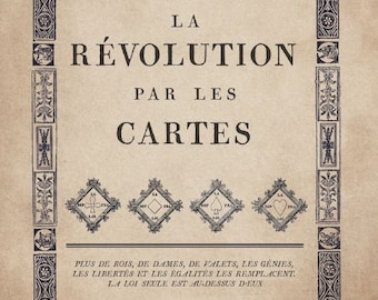 Le livret "La Révolution par les cartes"