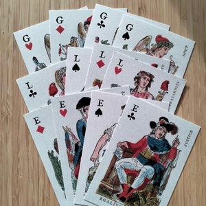 Les 14 figures en format carte postale