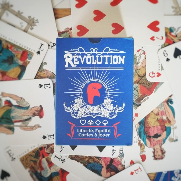 Jeu "Révolution" - 54 cartes de l'an II (1793)