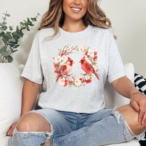 Cardinal Bird Shirt, Nature Shirt, Bird Shirt. Cardinal Graphic Tee, Red Cardinal T-shirt