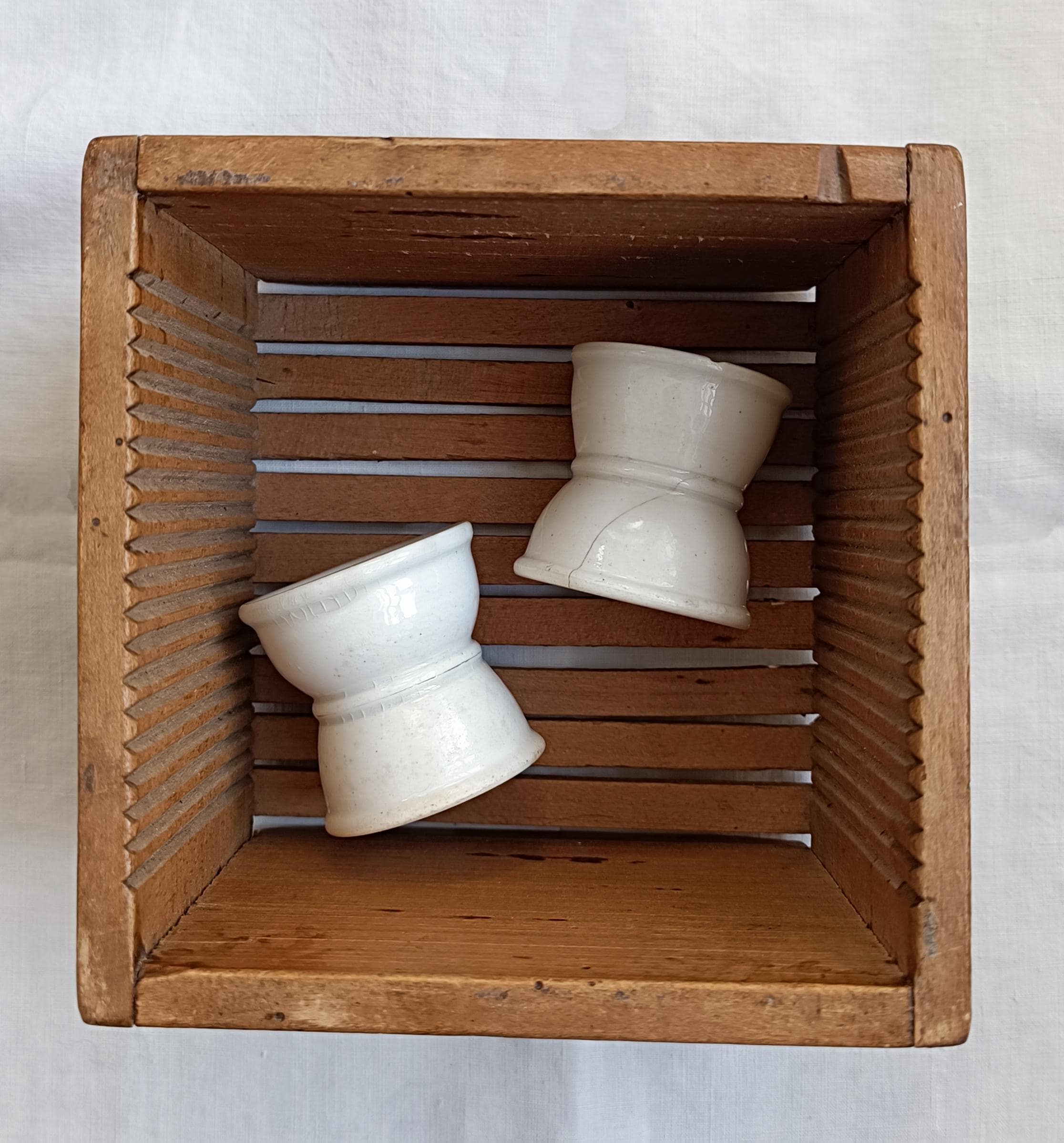 Lot De 6 Coquetiers Diabolo Métal Argenté - Design Vintage Créateur