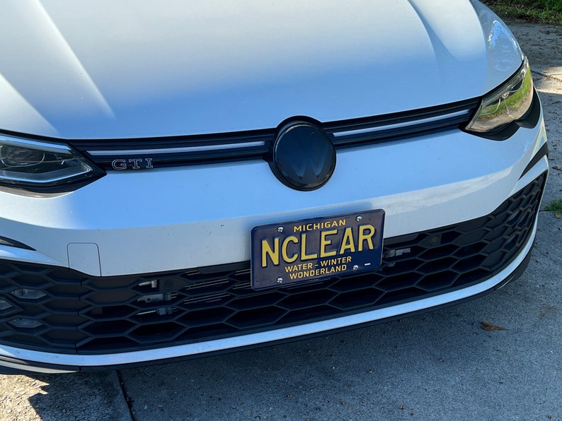 2022 Mk8 VW Golf GTI Front License Plate Mount Etsy
