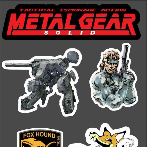 Metal Gear Solid Stickers