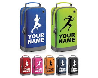 Personalised Running Boot Bags Men Women Boys Girls Runner Sport School Dancing Gym PE Accessories Custom Shoe Kit Bag With Boot Compartment