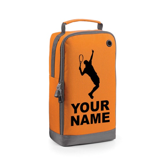 Personalised Any Name Tennis Boot Bags Sports School Gym PE Accessories  Customised Shoe Kit Bag With Boot Compartment