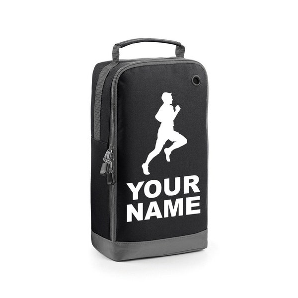 Personalised Running Boot Bags Men Boys Runner Sports School Dancing Gym PE Accessories Custom Shoe Kit Bag With Boot Compartment