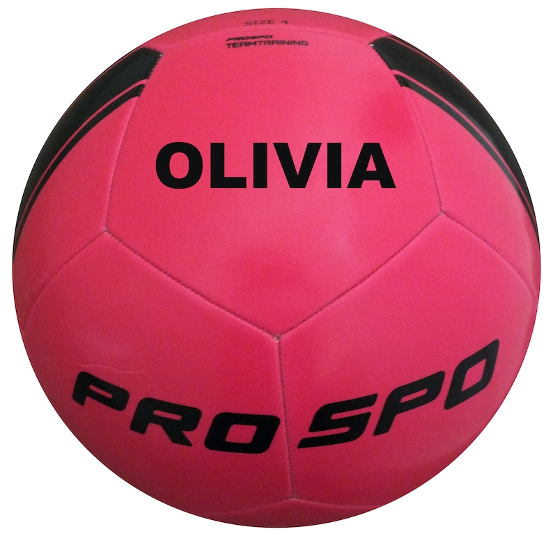 Personalised Any Text Training Football Size 3, 4, 5 Highly Durable Balls image 5