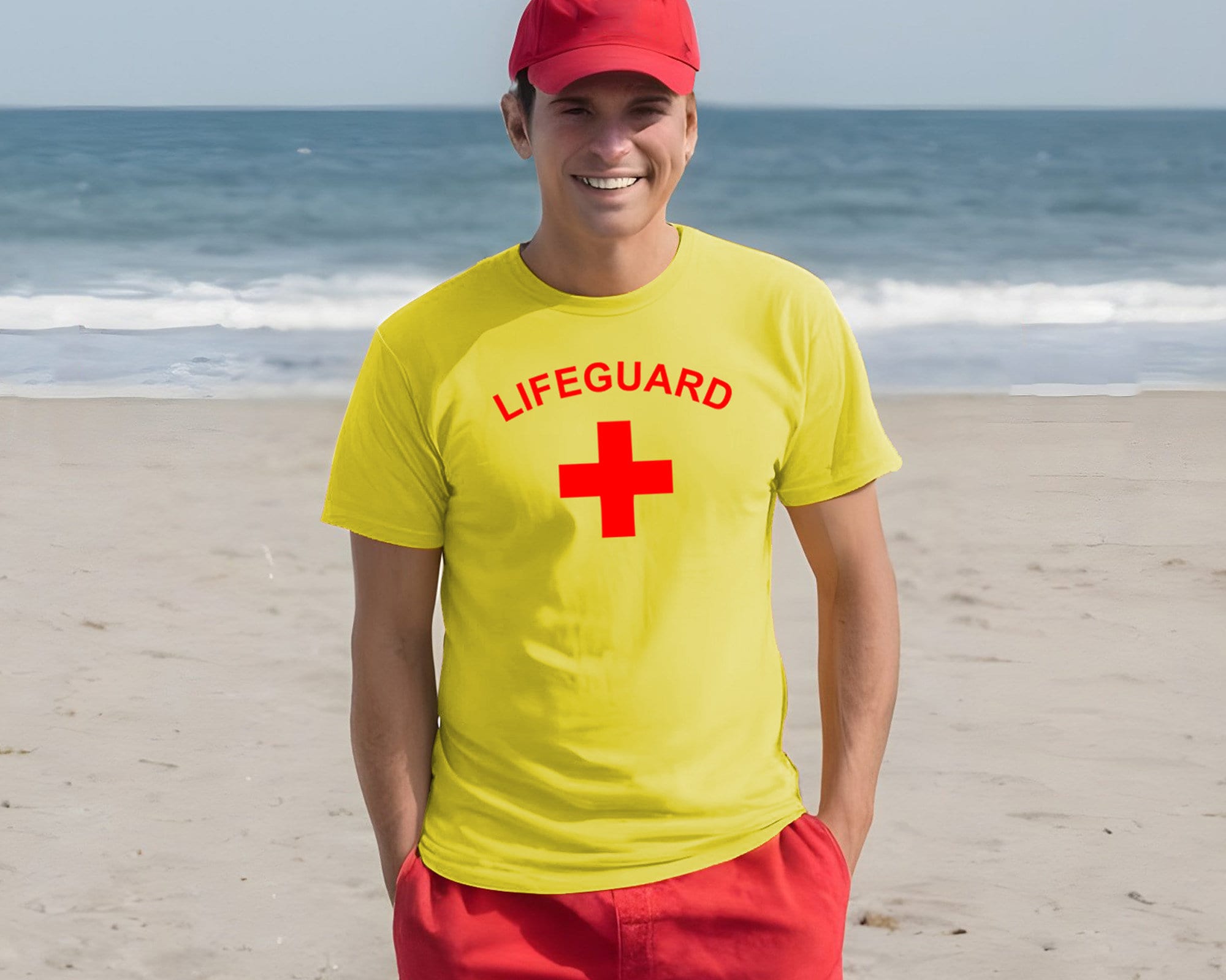Lifeguard shirt yellow online