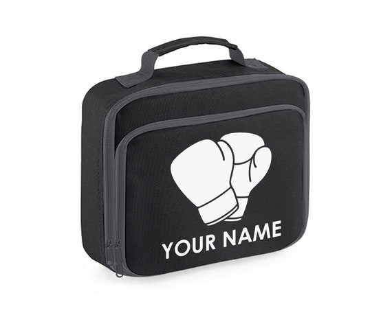 Personalised Any Name Boxing Lunch Bag Boys Girls PE Sports Gym