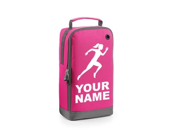 Sacs personnalisés pour bottes de course femmes filles coureur école de sport danse salle de sport PE accessoires kit de chaussures personnalisé sac avec compartiment à bottes