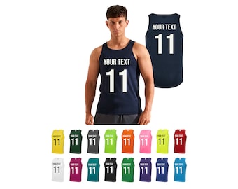 Customized Basketball Men Tank Top Adult Basketball Jersey Team Shirt Custom Jersey Name & Number Jersey Top Tank