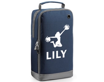 Bolsas para botas de gimnasia, bailarinas, animadoras y cualquier nombre personalizadas, accesorios para gimnasia, escuela, educación física, kit de calzado personalizado
