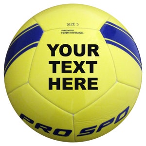 Personalised Any Text Training Football Size 3, 4, 5 Highly Durable Balls image 8