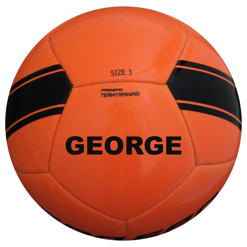 Personalised Any Text Training Football Size 3, 4, 5 Highly Durable Balls image 6