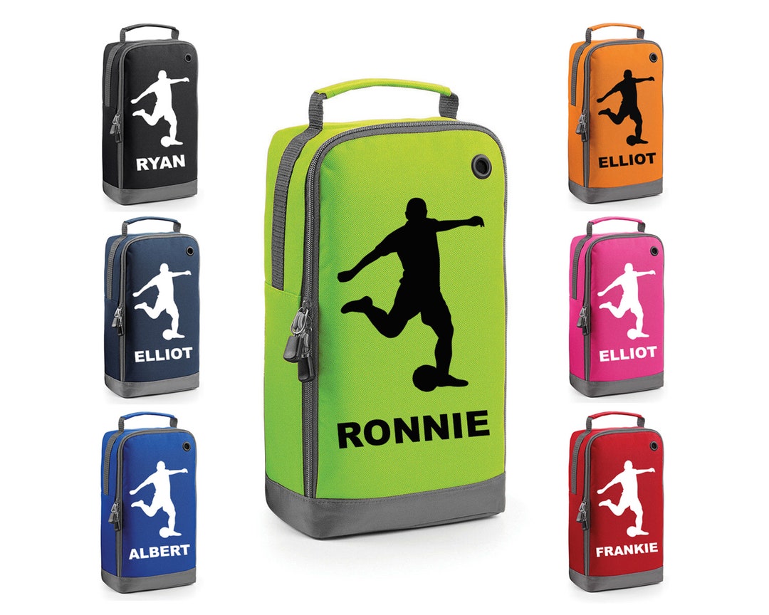 Personalised Any Name Rugby Football Boot Bags Sports School Gym PE