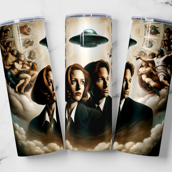 X-Files Tumbler Wrap, Alien Tumbler Wrap, Alien Tumbler, 20oz Tumbler Wrap, 90s Tumbler Wrap, 90s Tumbler Design, 90s Tumbler, X-files