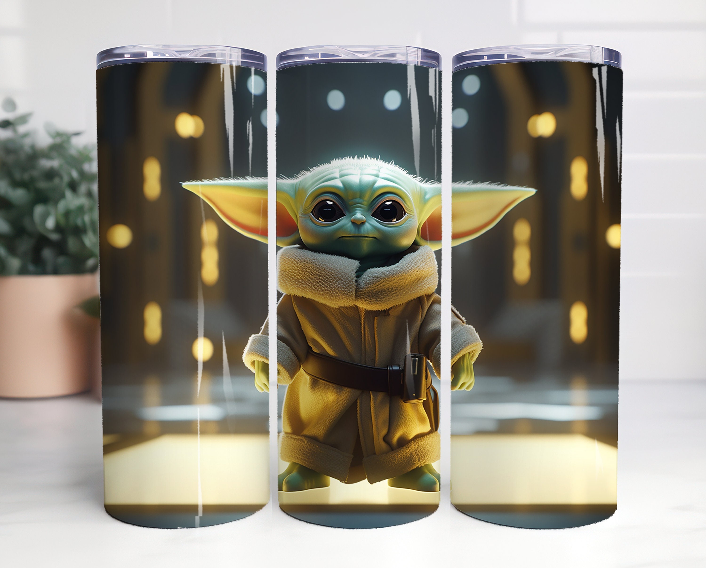 Baby Yoda Tumbler Wrap Starwars 20oz Digital Download Etsy