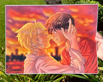 Banana Fish Shorter Wong A4 Print - Etsy 日本