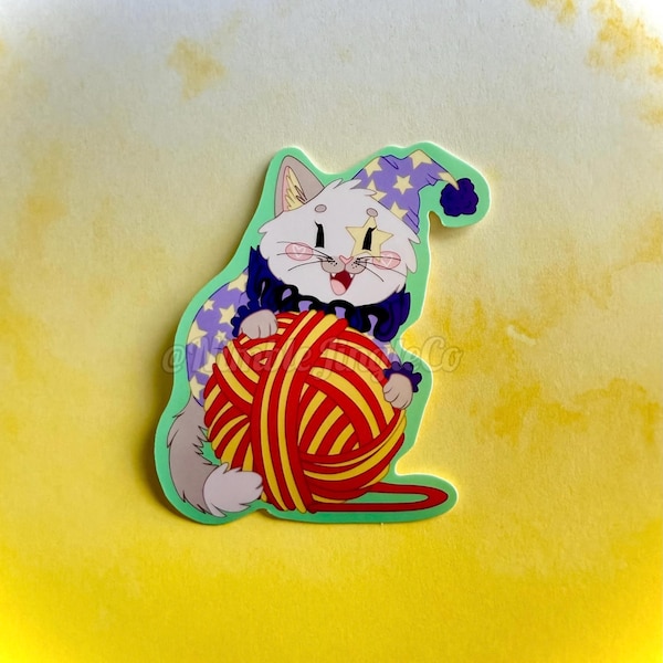 Jester Kitty Aufkleber