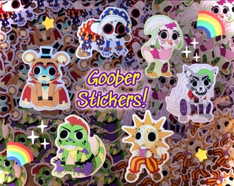 Goober Animatronic Stickers!