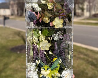 Moth Cat Fairy Garden Themed Jumping Spider Enclosure! 4x4x8 | READ DESCRIPTION