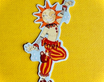 Happy Daycare Attendant Sticker