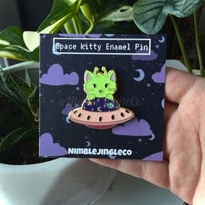 Space Kitty Enamel Pin (READ DESCRIPTION)
