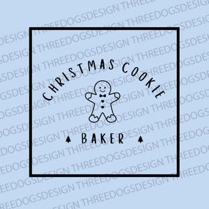 Weihnachtsplätzchen Baker/Tester Schwarz + Rot - Instant Download - SVG, PNG, JPEG - Urlaub Cookie t-shirt design, Cookie t-shirt Design