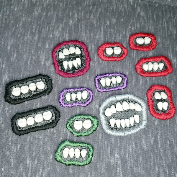 Teeth patch or pin