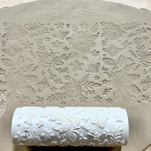 Bee textured roller, Textured roller, Honey Bee, 3D printed textured roller, rolling pin, Bee Roller, clay roller, baking rolling pin, Bee