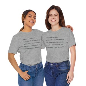 Lustiges Lehrer T-Shirt, Lehrer Geschenk, Lehr-T-Shirt, Schulpersonal Shirt, Unisex Grafik-T-Shirt