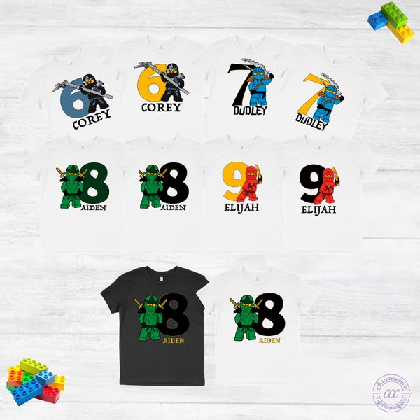 Ninja Birthday Shirt - Etsy
