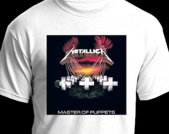 Vintage Metallica Master Of Puppets Graphic T Shirt For Men And Women