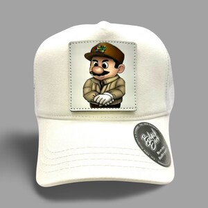 El Chapo Super Mario Trucker Hat With Removable Velcro Patch - Etsy
