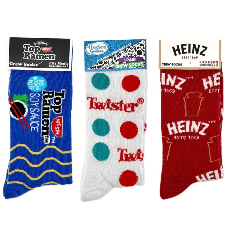 NEW Odd Sox Candy Themed Crew Socks Fun Crazy Colorful Novelty Socks for Women Men Cute Food Sweet Treat Gift for Teens Foodies and Friends image 11