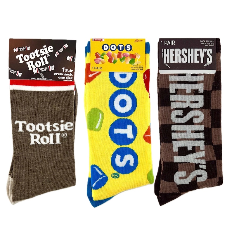 NEW Odd Sox Candy Themed Crew Socks Fun Crazy Colorful Novelty Socks for Women Men Cute Food Sweet Treat Gift for Teens Foodies and Friends image 10