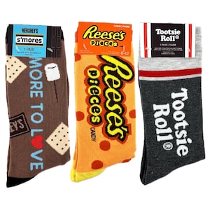 NEW Odd Sox Candy Themed Crew Socks Fun Crazy Colorful Novelty Socks for Women Men Cute Food Sweet Treat Gift for Teens Foodies and Friends image 8