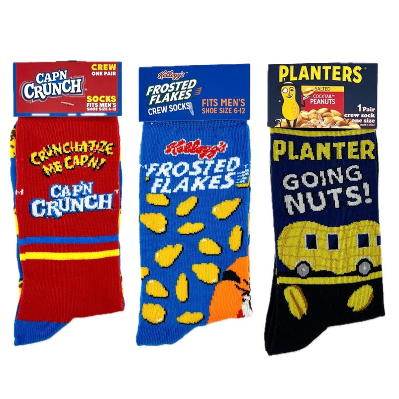 NEW Odd Sox Candy Themed Crew Socks Fun Crazy Colorful Novelty Socks for Women Men Cute Food Sweet Treat Gift for Teens Foodies and Friends image 12