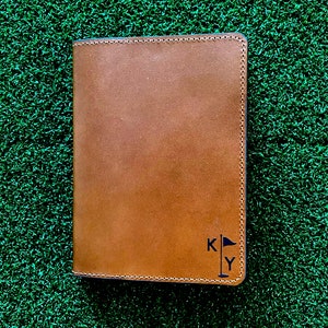 Golf Scorecard Holder, Golf gift for dad, Golf gift for husband, Golf Gifts, Yardage Book Holder, Anniversary gift, Gifts for Golfers, Golf