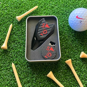 Personalized Divot Tool and Golf Ball Marker Groomsmen Best Man Gifts for Men - Groomsman Proposal Gift for Him - Custom Engraved Golf Gifts