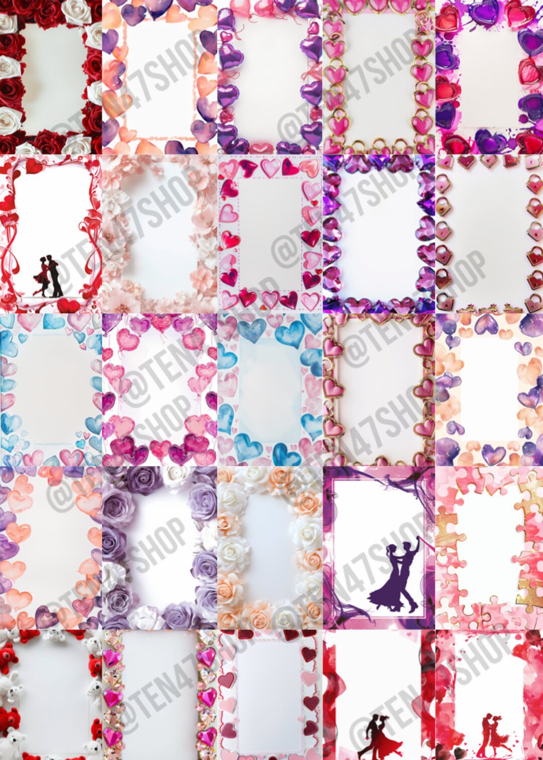 Instant Download Valentine's Cards, DIY Valentine Cards, Print at Home ...