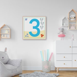 Printable Number Posters for Toddlers | Numbers 1-10 Educational Wall Art | Instant Download for Kids’ Learning