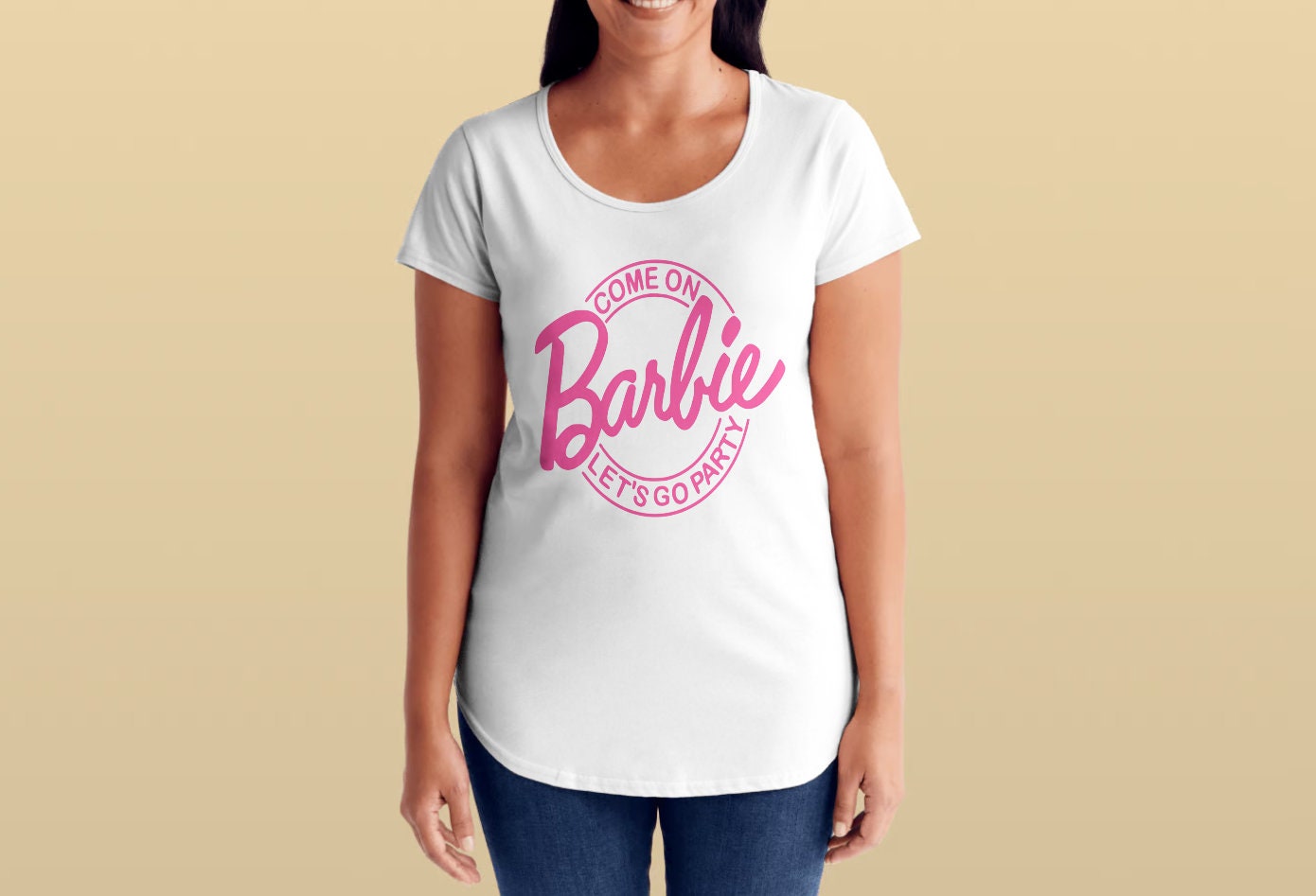 Baby Doll Pink LV Style Graphic Shirt, Let's Go Party Barbie Tee - Bring  Your Ideas, Thoughts And Imaginations Into Reality Today
