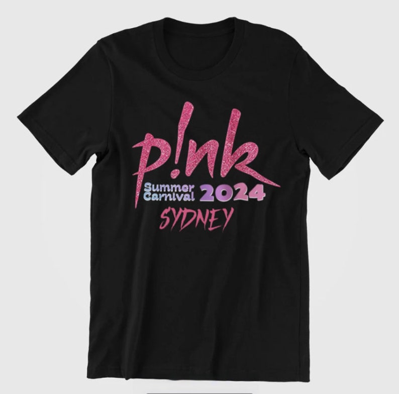 Pink Summer Carnival Sydney 2024 Tshirt Pnk Australia Tour Etsy