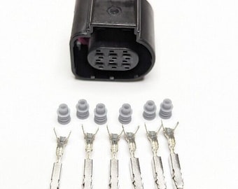 4M0973713 6 Pin Throttle Body / Oxygen Sensor Connector Plug Repair For VW Audi