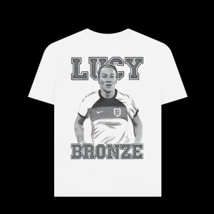 Maglietta Lucy Bronze England Euro 2025 da donna, regalo di calcio femminile per gli Europei