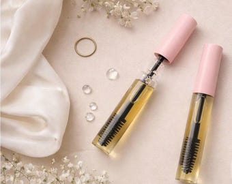 Lash + Brow Growth Serum, Natural Beauty Serum, Essential Oils, Healthy Lashes and Brows