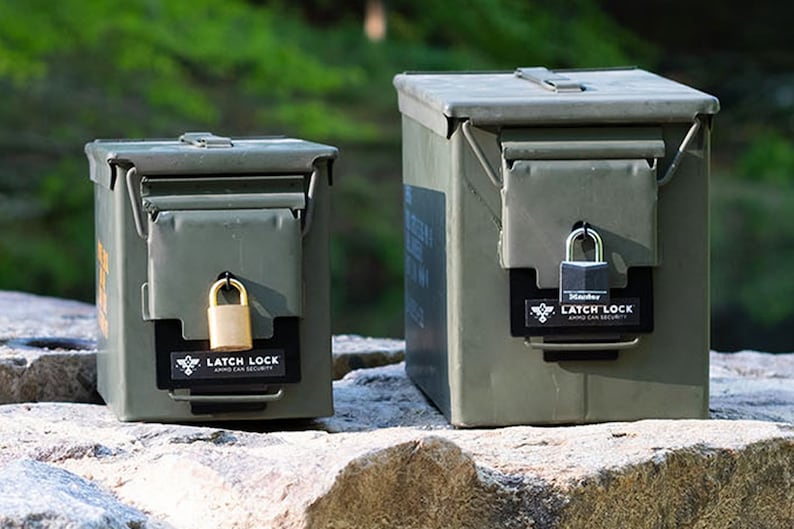 LATCH LOCK Ammo Can Security Locking Device (with No Lock): for .50 Cal ...