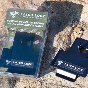 LATCH LOCK Ammo Can Security Locking Device (with No Lock): for .50 Cal ...