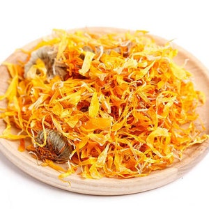 Certified Organic Calendula Flowers | Premium Quality Dried Calendula Flower Tea | Herbal Tea | Apothecary Botanicals